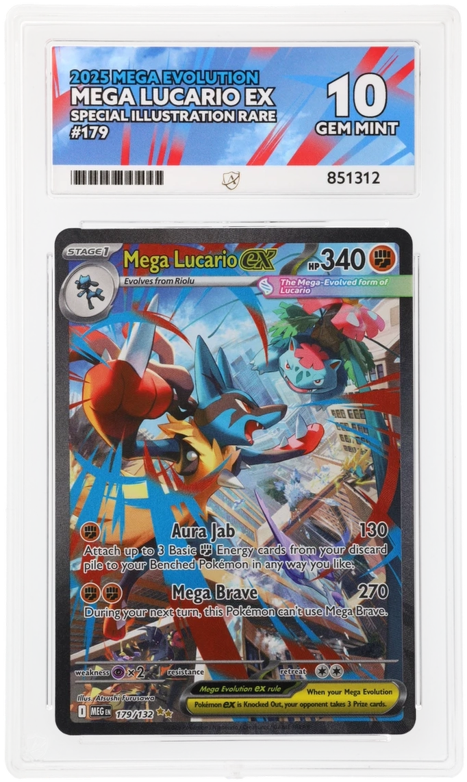 Mega Lucario ex 179/132 - Mega Evolution Special Illustration Rare - ACE 10
