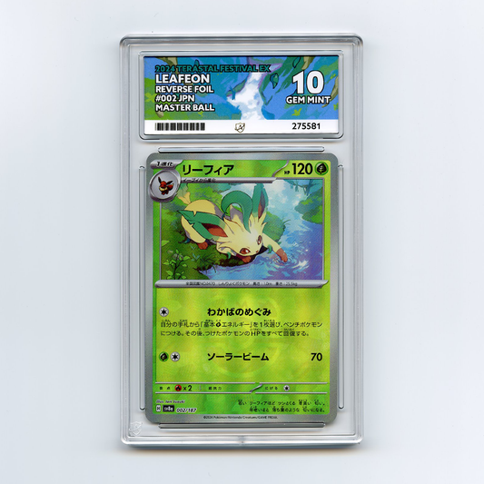 Leafeon - Terastal Festival - Master Ball - 002/187