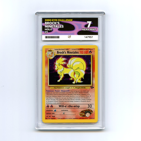 Brock's Ninetales - Gym Challenge - Holo Rare - 3/132