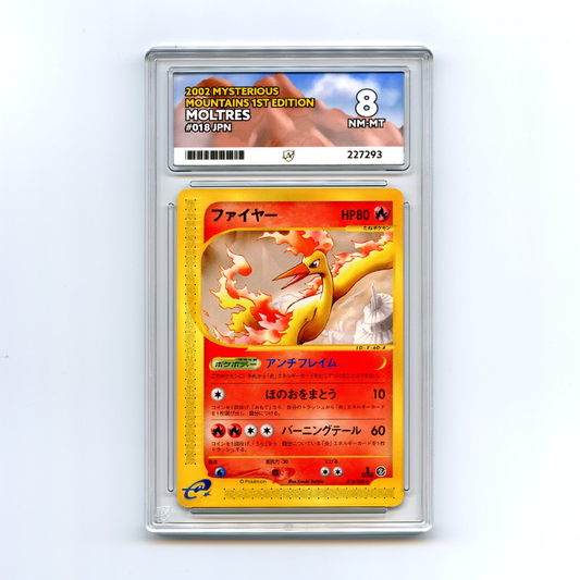 Moltres - Mysterious Mountains - 1st Edition - Rare - 018/088