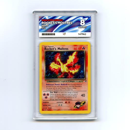 Rocket's Moltres - Gym Heroes - Holo Rare - 12/132