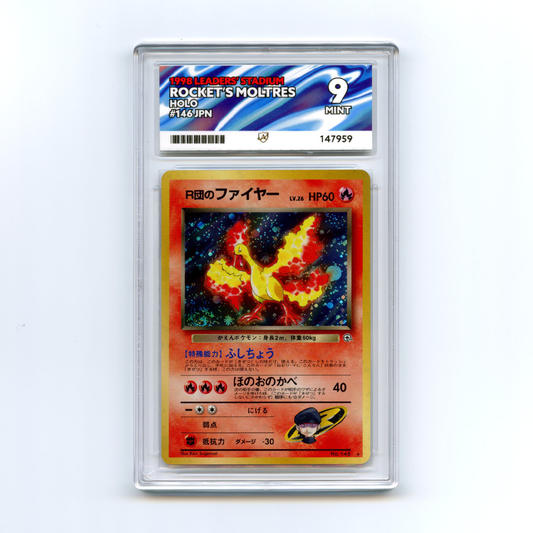 Rocket's Moltres - Leaders Stadium - Holo Rare - 146