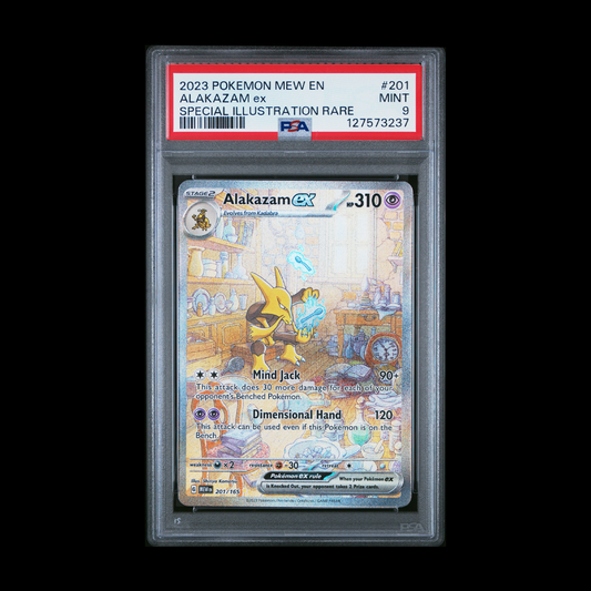 Alakazam EX - SV: 151 - Special Illustration Rare - 201/165 - PSA 9
