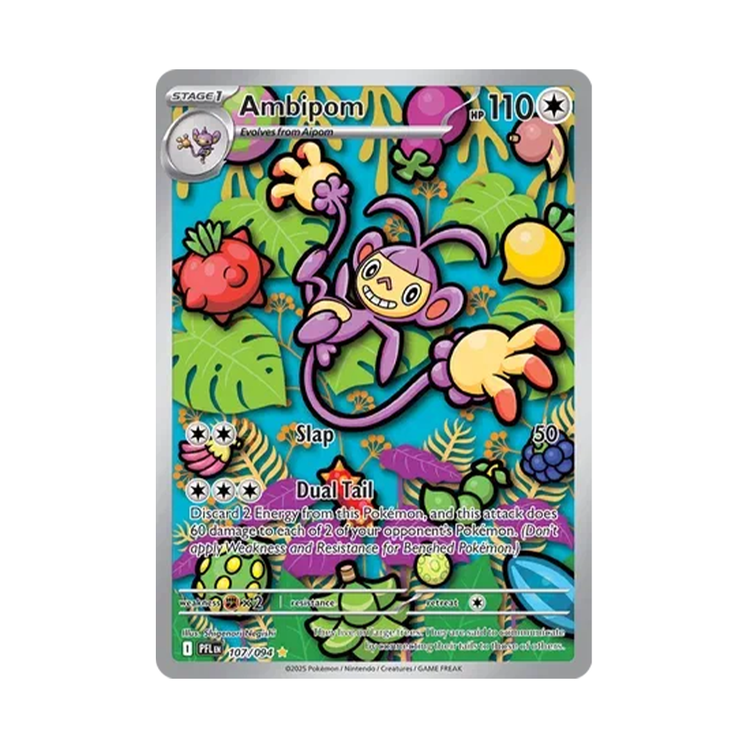 Ambipom - Phantasmal Flames - Illustration Rare - 107/094