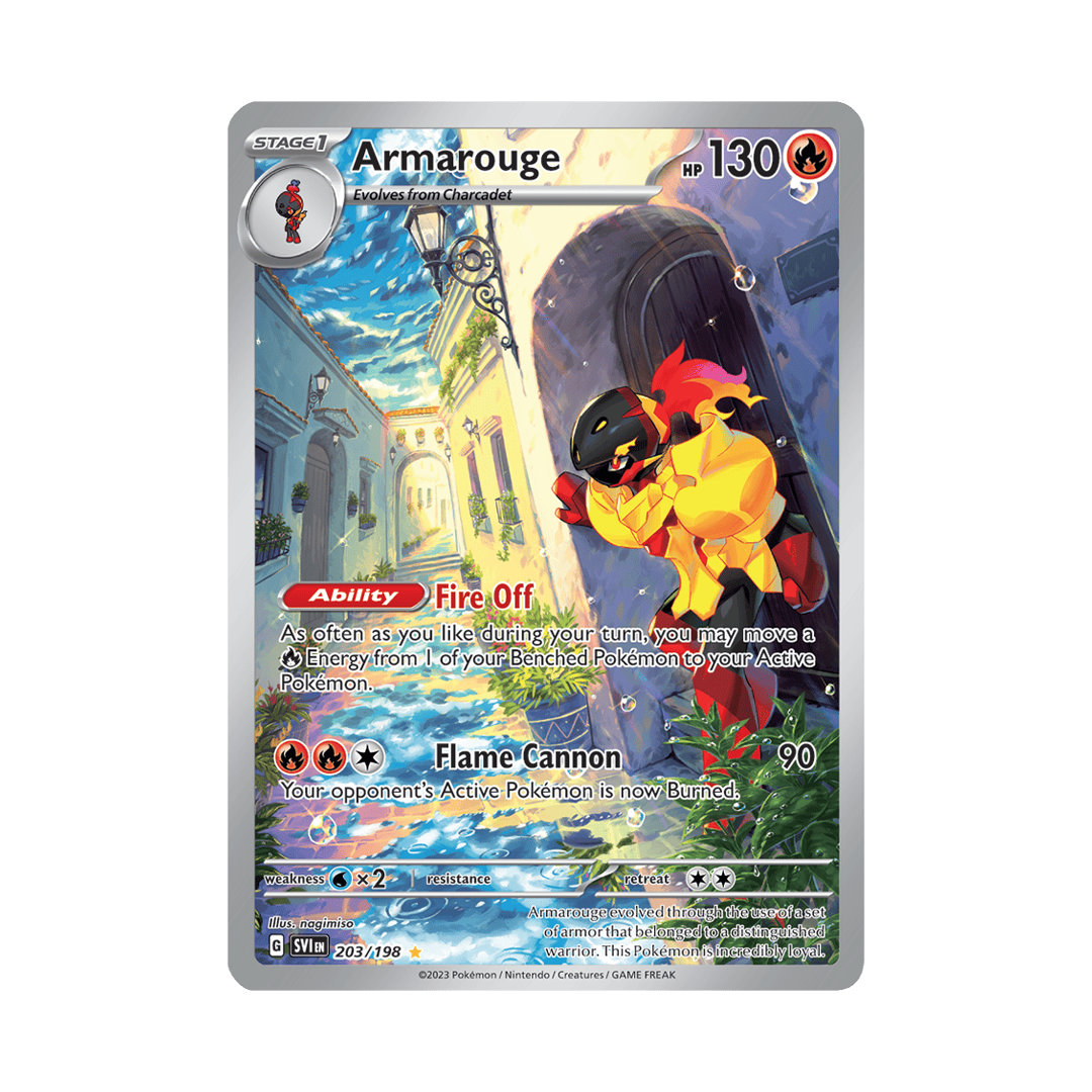 Armarouge - Scarlet & Violet Base Set - Illustration Rare - 203/198