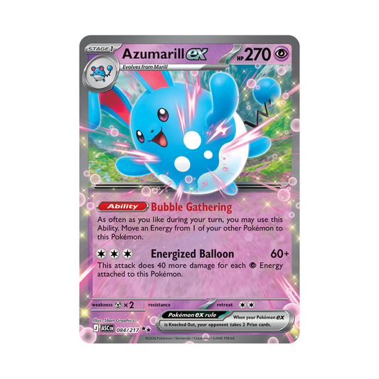 Azumarill ex - Ascended Heroes - Double Rare - 084/217