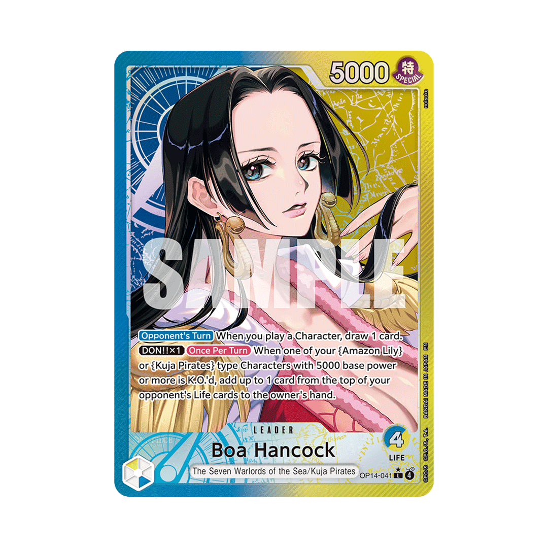 Boa Hancock (Alternate Art) - The Azure Sea's Seven - L - OP14-041