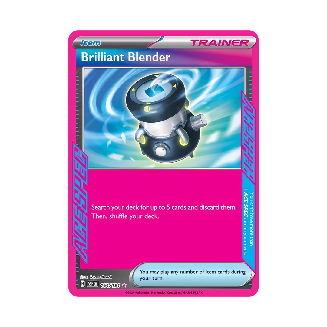 Brilliant Blender - Surging Sparks - ACE SPEC Rare - 164/191