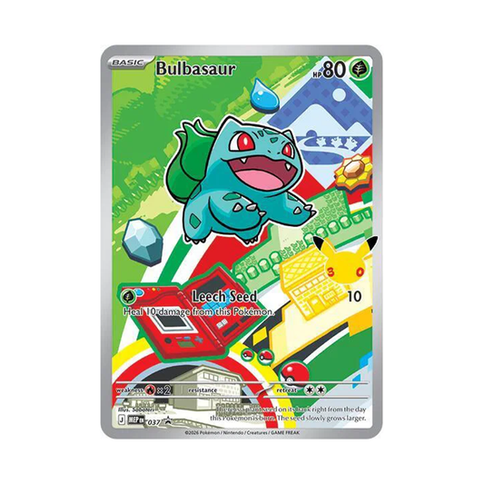 Bulbasaur - First Partner Illustration Series 1 - MEP-037