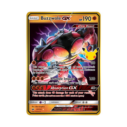 Buzzwole GX - 30th Celebration: Classic Collection - 57/111