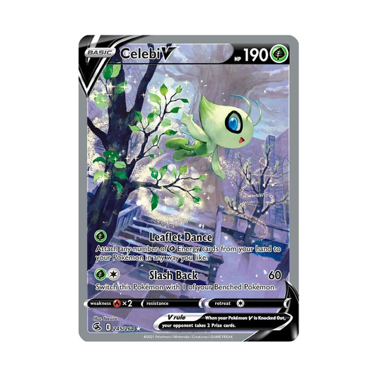 Celebi V (Alternate Full Art) 245/264 - Fusion Strike Ultra Rare