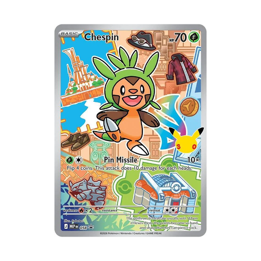 Chespin - First Partner Illustration Series 3 - MEP-058