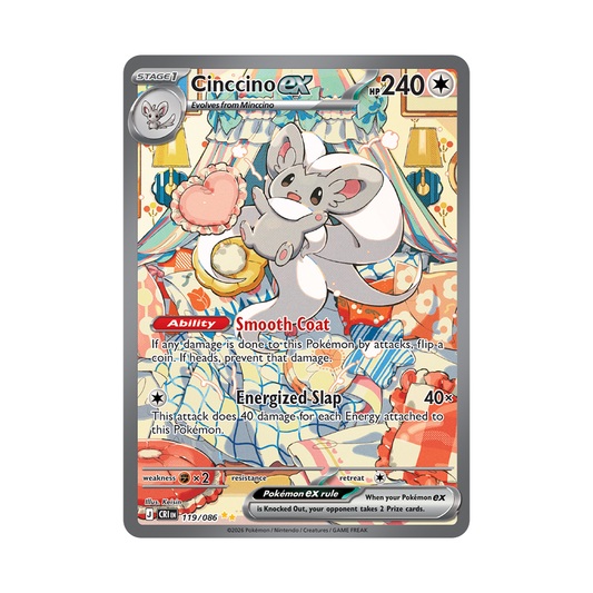 Cinccino ex - Chaos Rising - Special Illustration Rare - 119/086