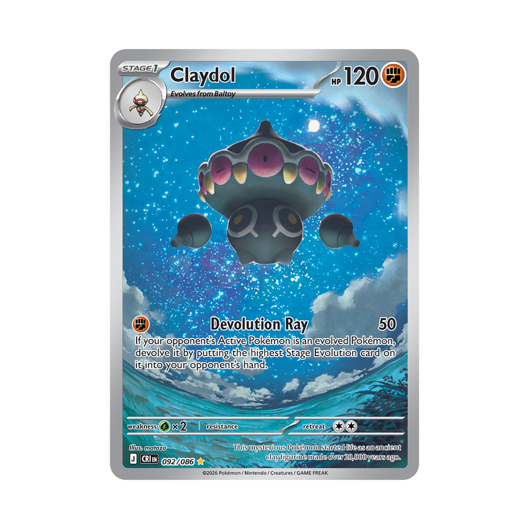 Claydol - Chaos Rising - Illustration Rare - 092/086