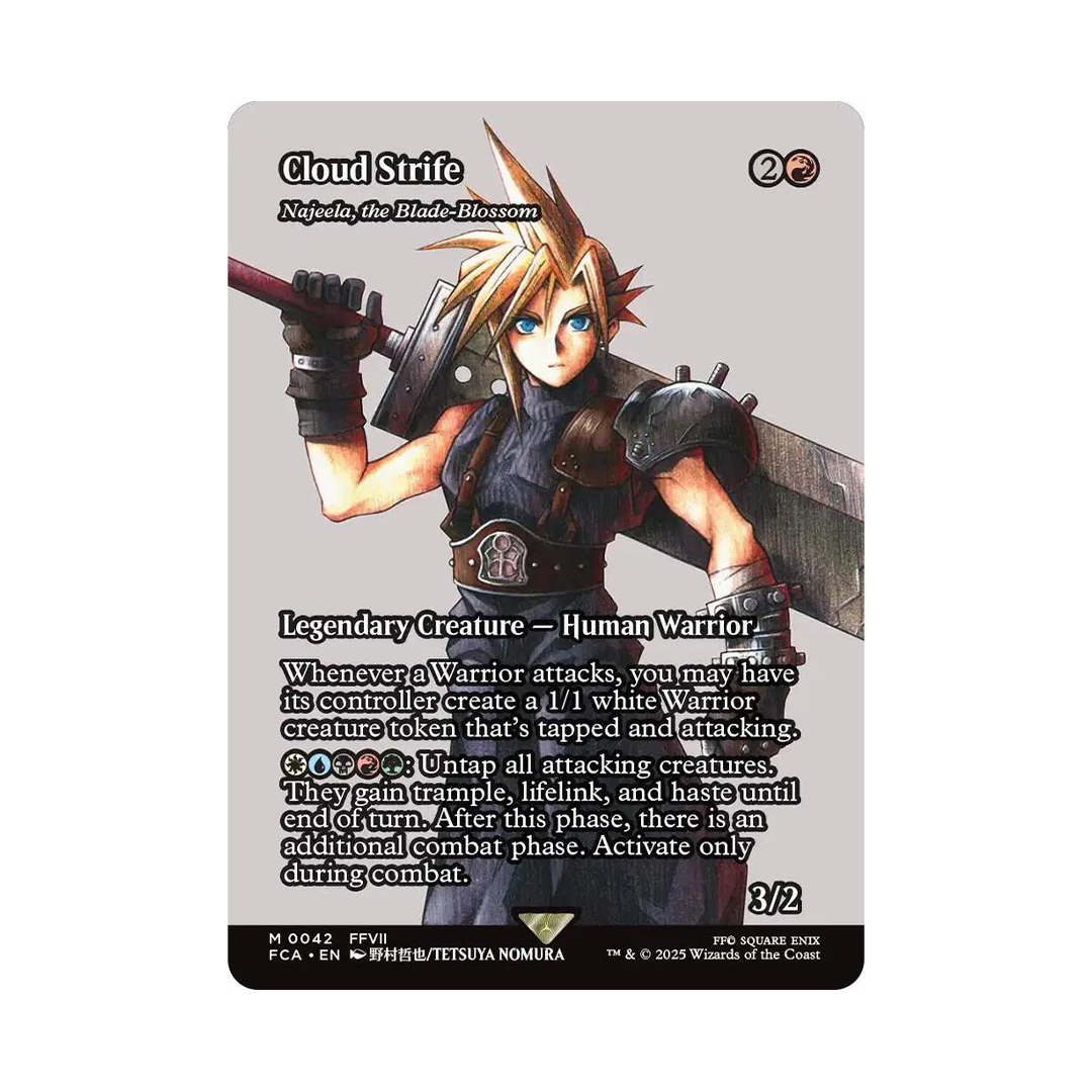 Cloud Strife - Najeela, the Blade-Blossom (Showcase) - Universes Beyond: Final Fantasy