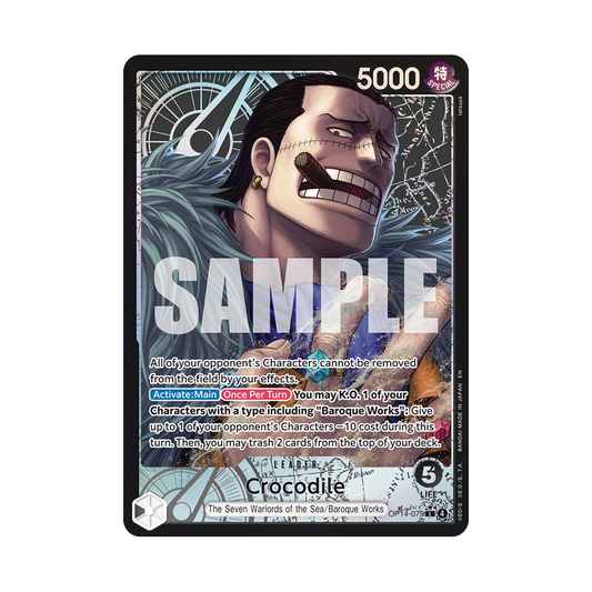 Crocodile (Alternate Art) - The Azure Sea's Seven - L - OP14-079