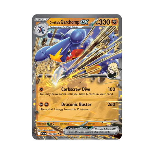 Cynthia's Garchomp ex - Ascended Heroes - Double Rare - 111/217