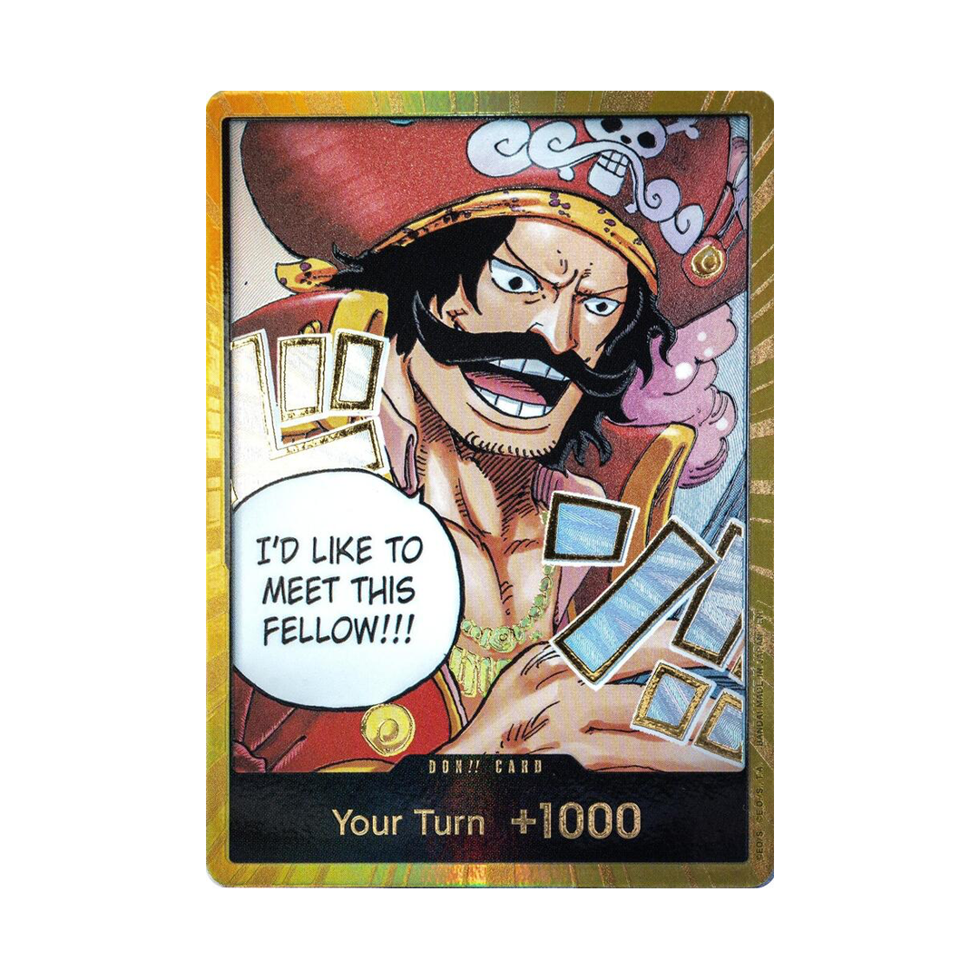 DON!! Card - Gol.D.Roger - Gold DON!!