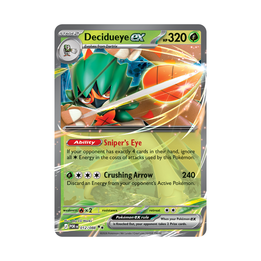 Decidueye ex - Perfect Order - Double Rare - 012/088