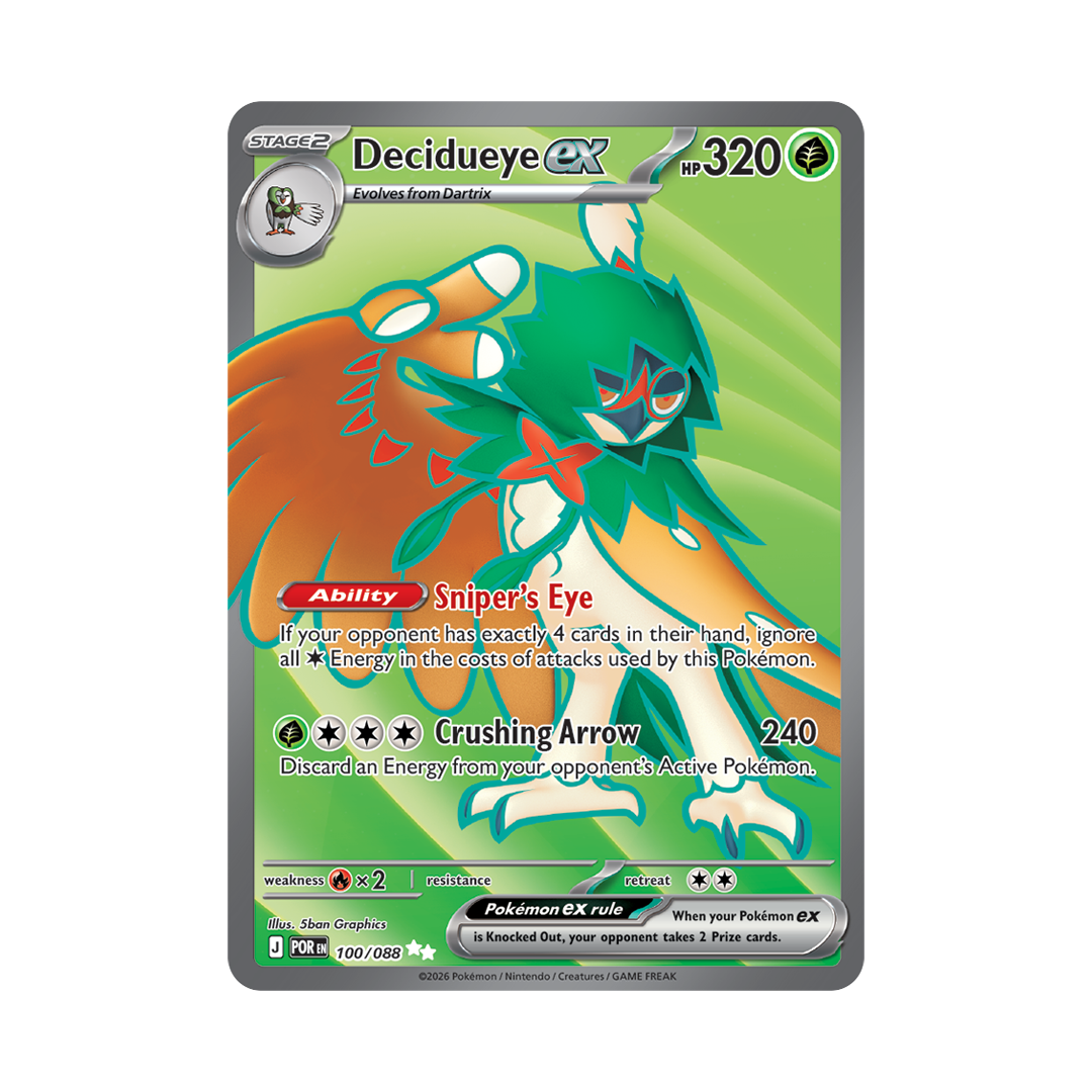 Decidueye ex - Perfect Order - Ultra Rare - 100/088