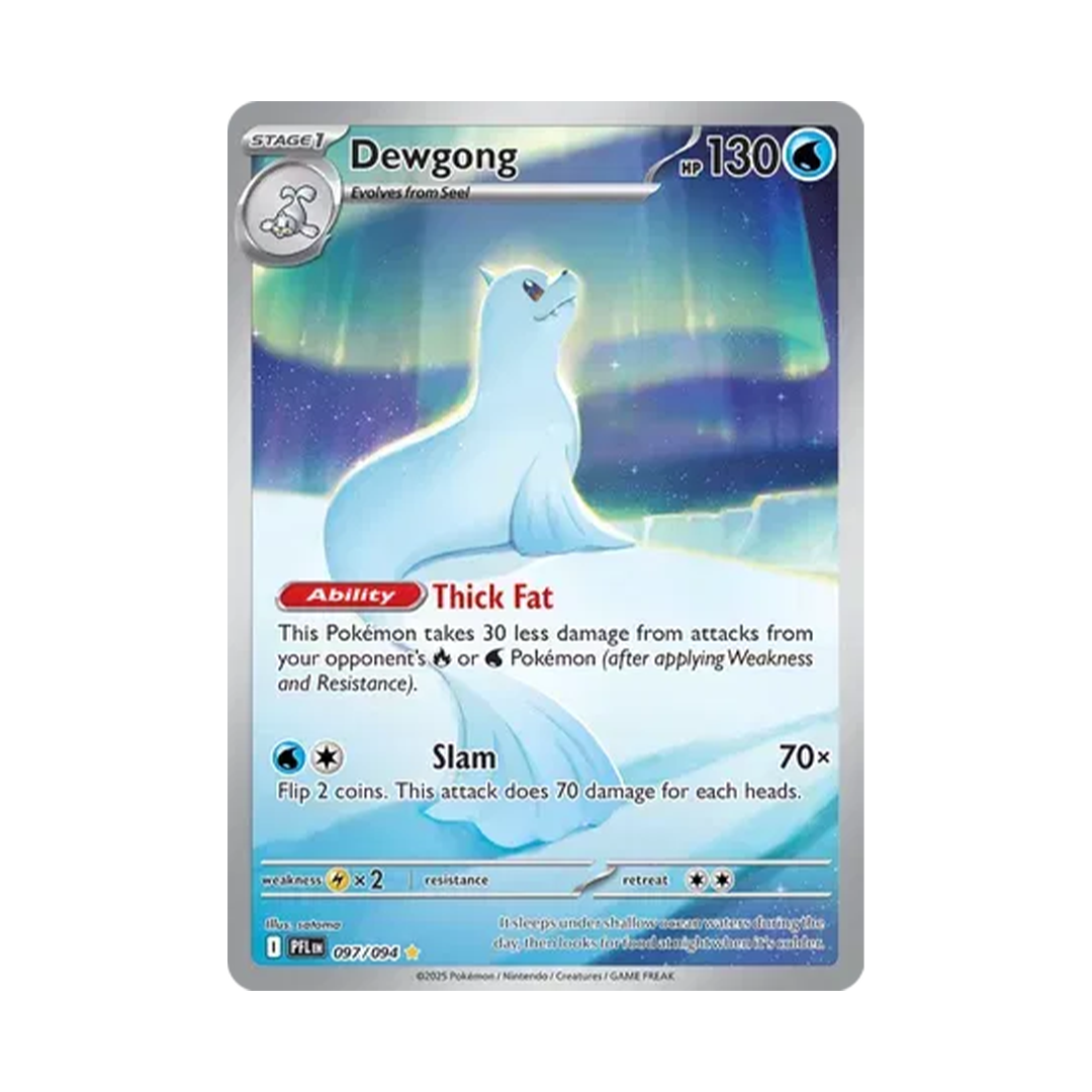 Dewgong - Phantasmal Flames - Illustration Rare - 097/094