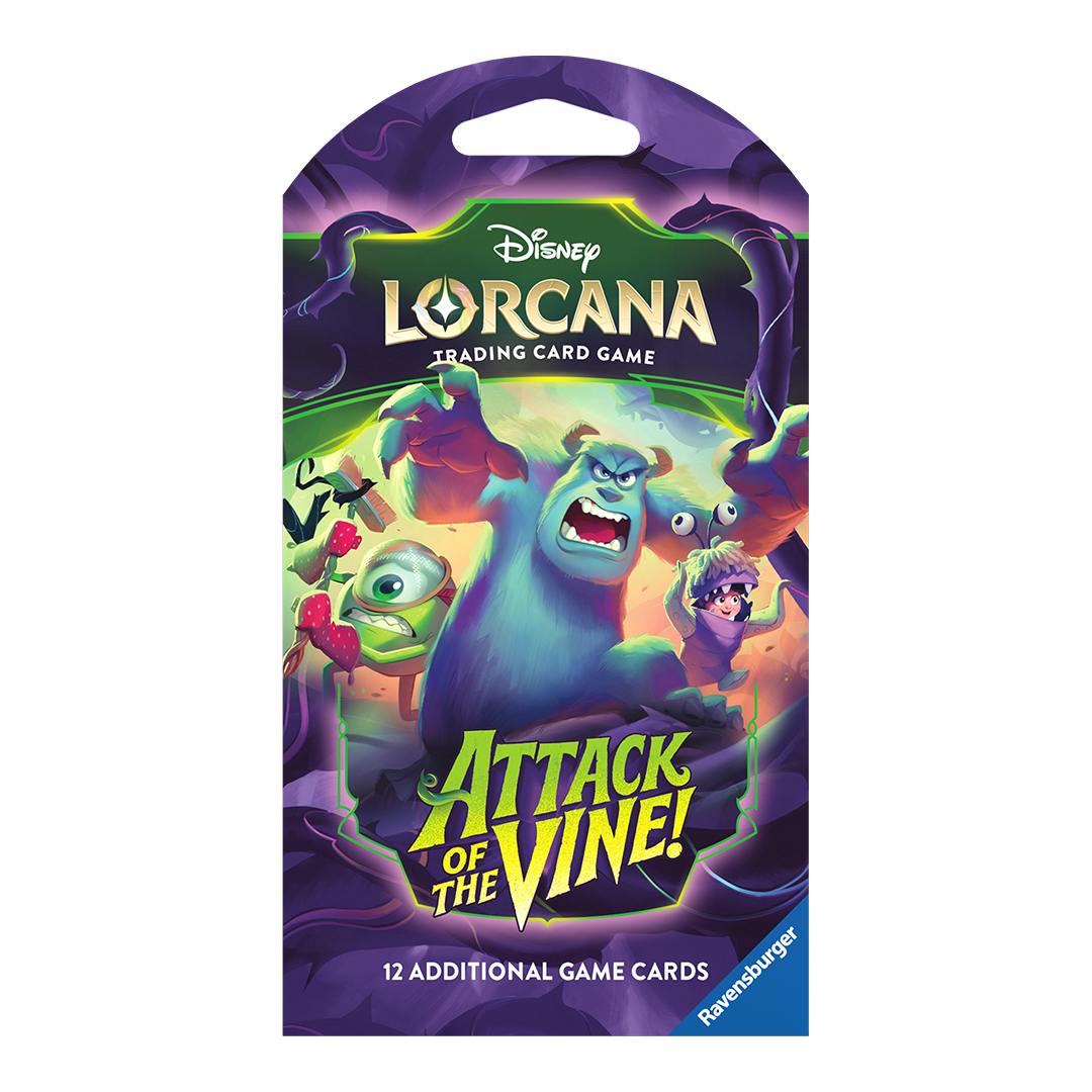 Disney - Lorcana TCG - Attack of the Vine! - Sleeved Booster Pack