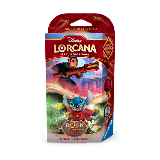 Disney - Lorcana TCG - Reign of Jafar - Starter Deck - Ruby & Steel