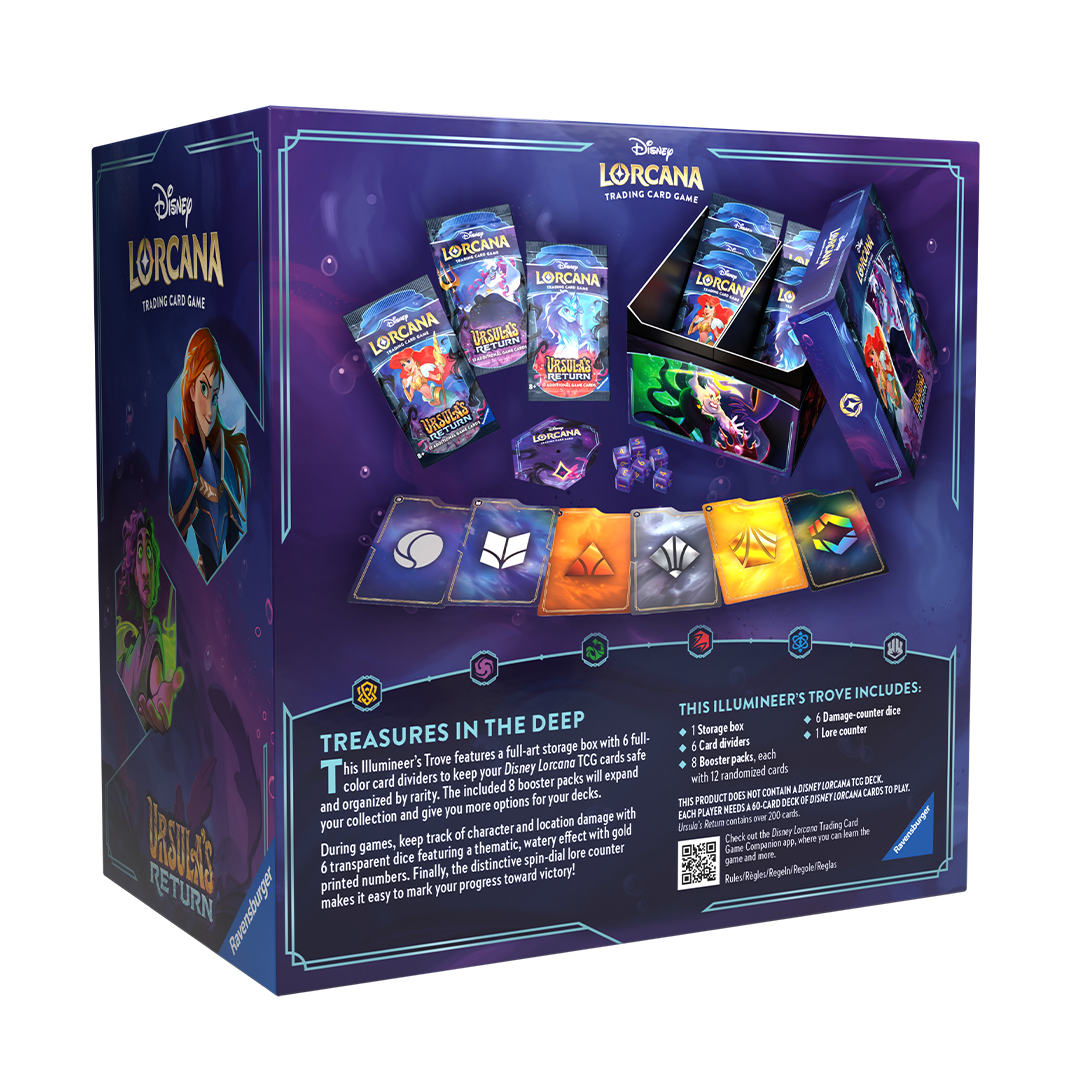 Disney - Lorcana TCG - Ursula's Return - Illumineer's Trove Binderly Disney - Lorcana TCG - Ursula's Return - Illumineer's Trove Binderly