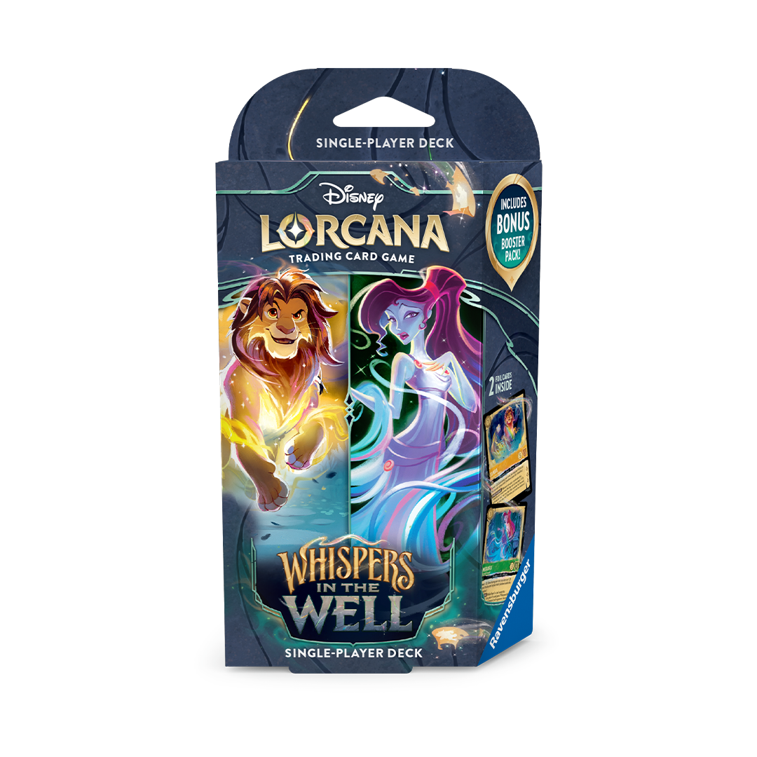 lorcana starter decks uk Disney - Lorcana TCG - Whispers in the Well - Starter Deck