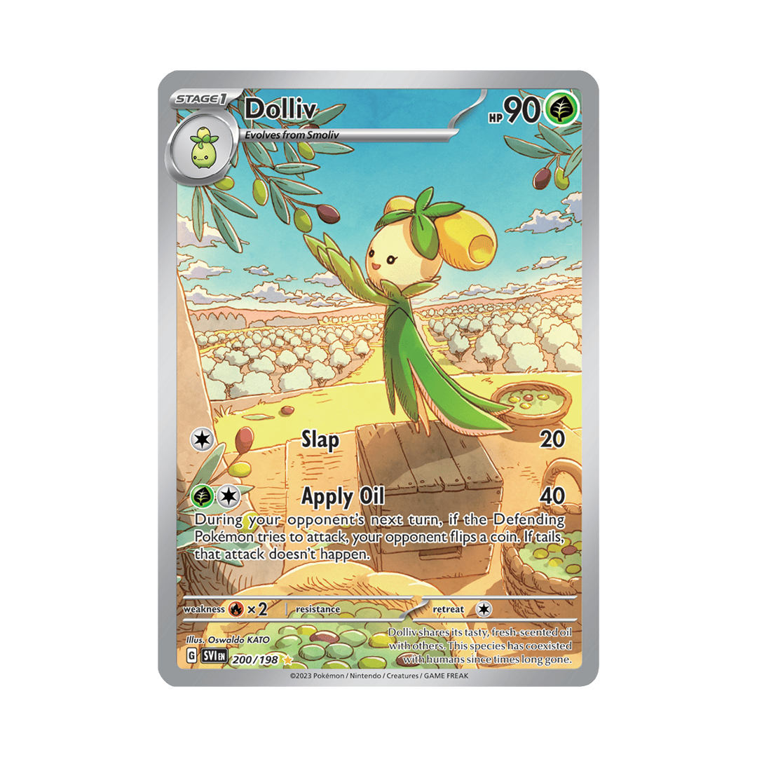 Dolliv - Scarlet & Violet Base Set - Illustration Rare - 200/198