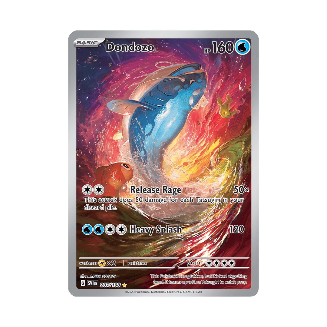 Dondozo - Scarlet & Violet Base Set - Illustration Rare - 207/198