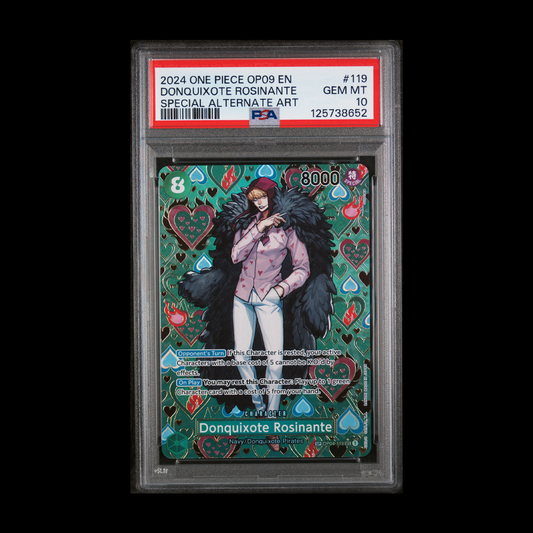 Donquixote Rosinante (SP) - Emperors in the New World - SEC - OP04-119 - PSA 10