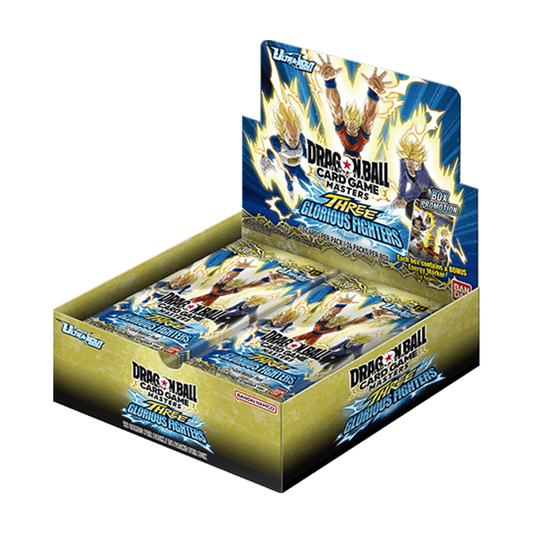 Dragon Ball Super CG Masters - Ultra-Bout Series Set 03 - Three Glorious Fighters (B30) - Booster Box
