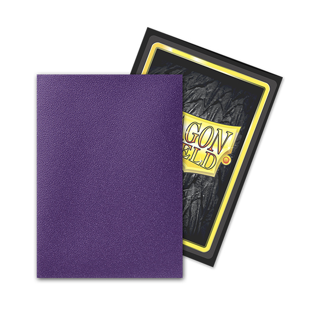 Dragon Shield - Dual Matte Art - Standard Size - Limited Edition Metallic Soul Purple (100pk)