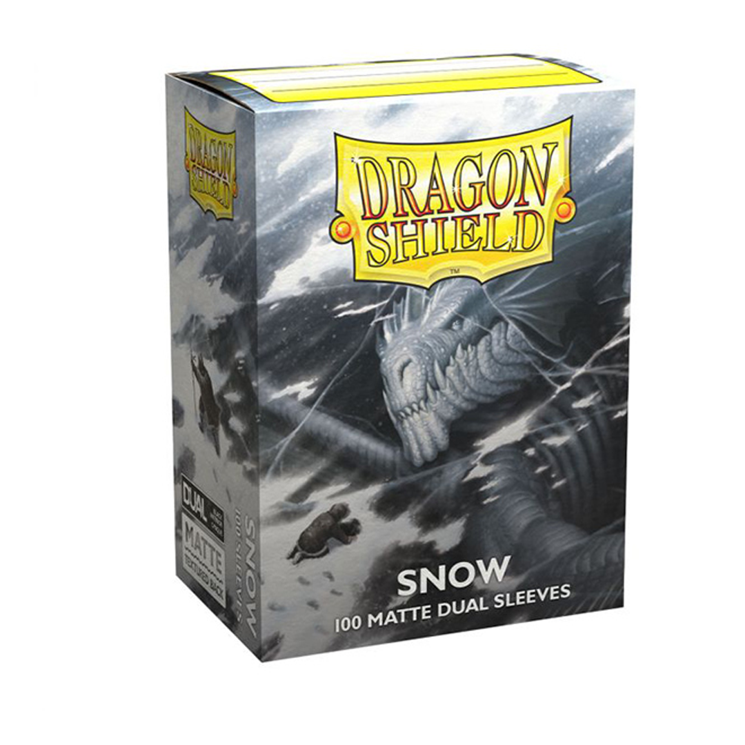 Dragon Shield - Dual Matte Art - Standard Size - Snow (100pk)