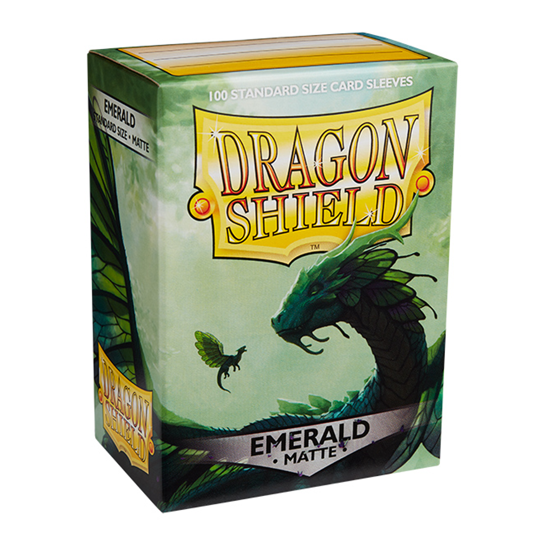 Dragon Shield - Matte - Standard Size - Emerald (100pk)