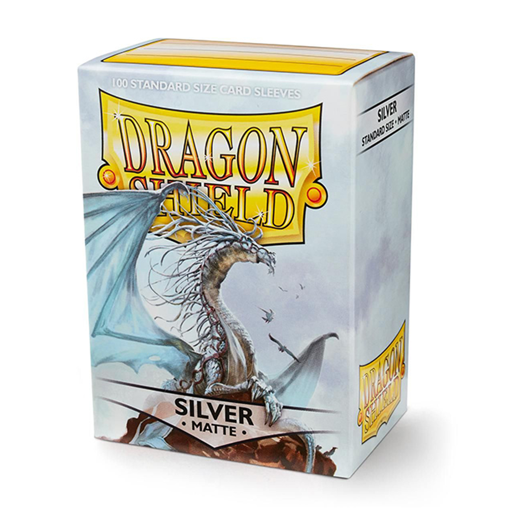 Dragon Shield - Matte - Standard Size - Silver (100pk)