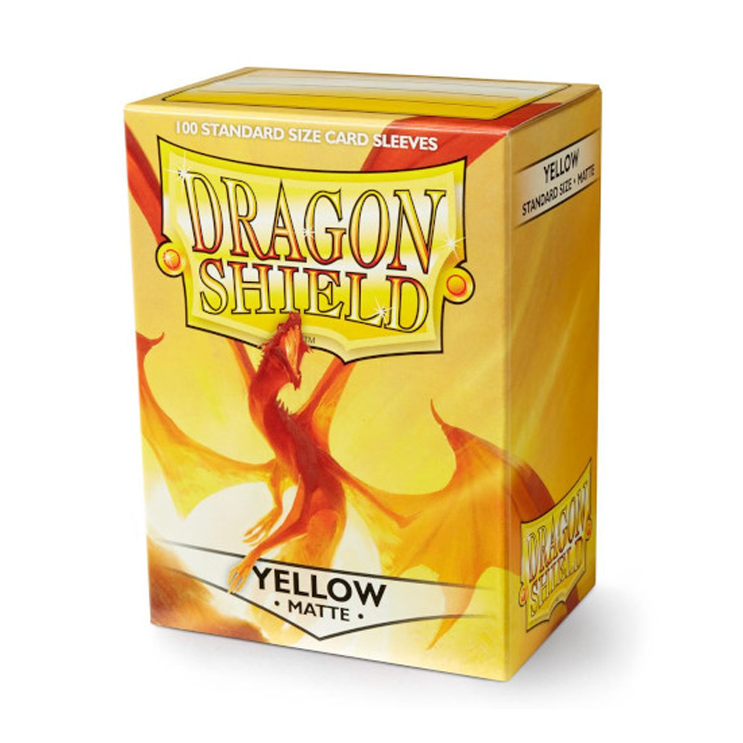 Dragon Shield - Matte - Standard Size - Yellow (100pk)