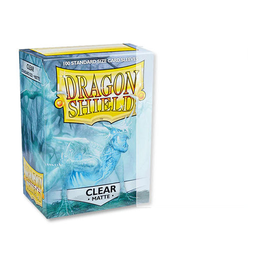 Dragon Shield - Matte Sleeves - Standard Size - 100pk - Clear