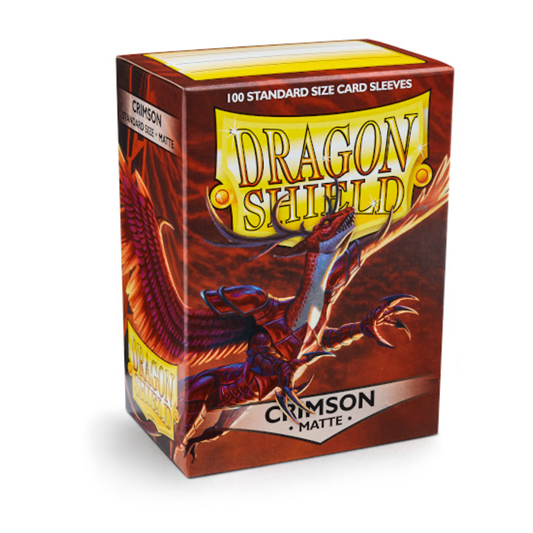 Dragon Shield - Matte Standard - Standard Size - Crimson (100pk)