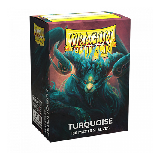 Dragon Shield - Matte Standard Size - Players Choice Turquoise Atebeck (100pk)
