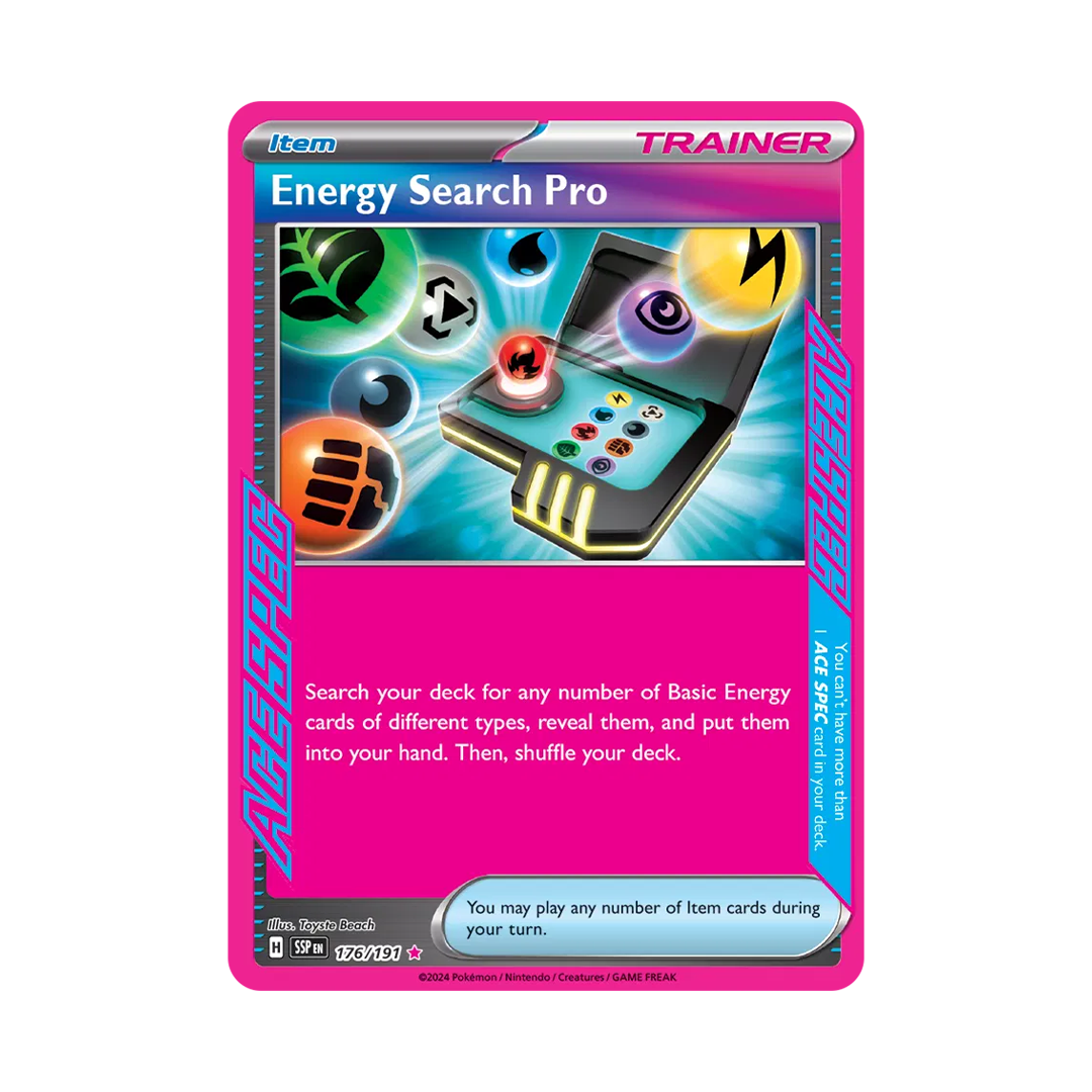 Energy Search Pro - Surging Sparks - ACE SPEC Rare - 176/191