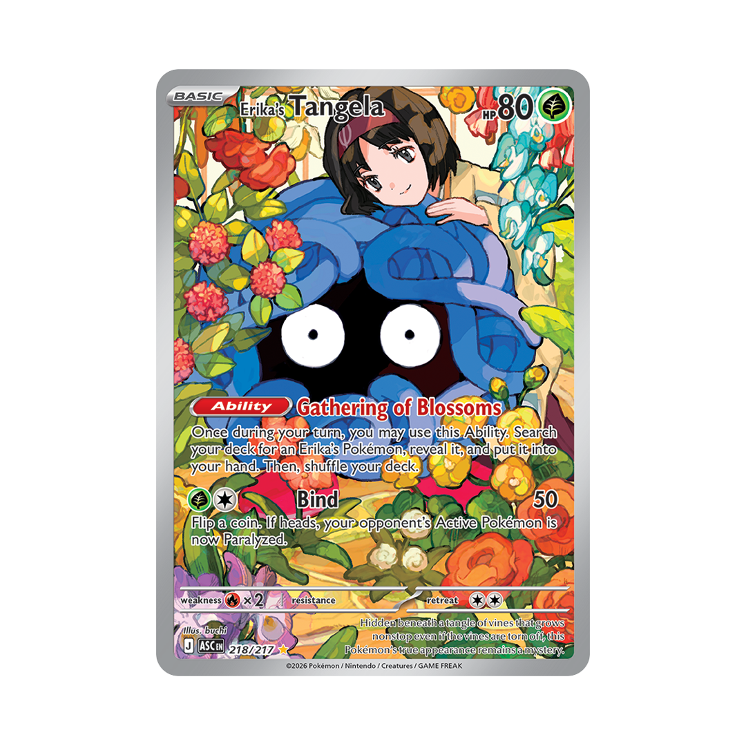 Erika's Tangela ex - Ascended Heroes - Illustration Rare - 218/217
