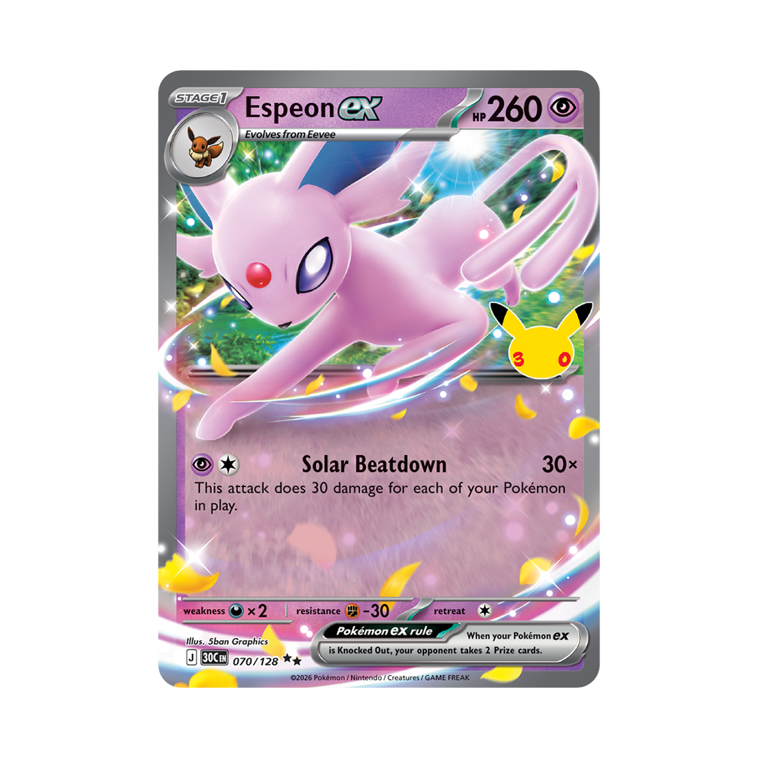 Espeon ex - 30th Celebration - Double Rare - 070/128