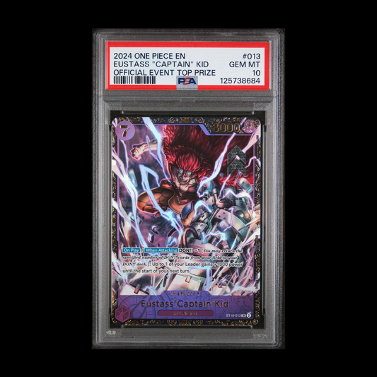 Eustass"Captain"Kid - One Piece Promotion Cards - SR - ST10-013 - PSA 10