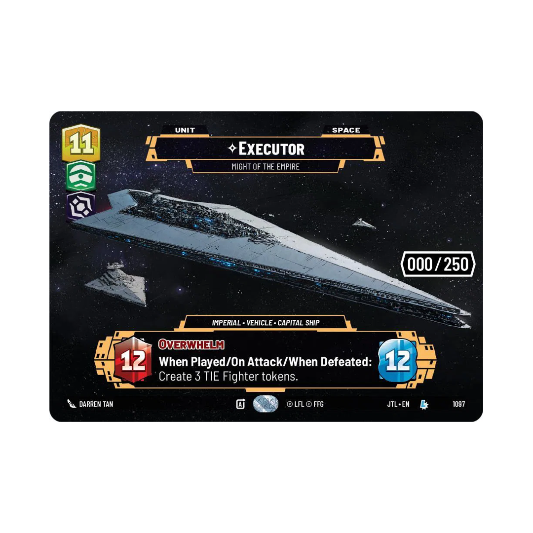 Executor - Might of the Empire (Serialized 178/250) - Jump to Lightspeed - Legendary 1097