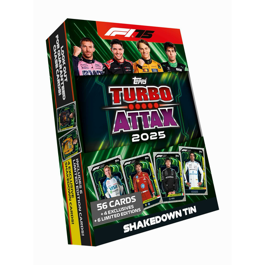Topps - F1 Turbo Attax 2025 - Mega Tins (Shakedown)