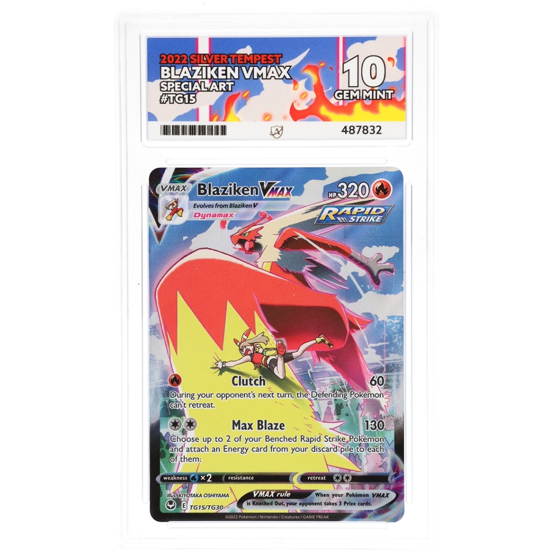 Blaziken VMAX TG15/TG30 - Silver Tempest Trainer Gallery Ultra Rare - ACE 10