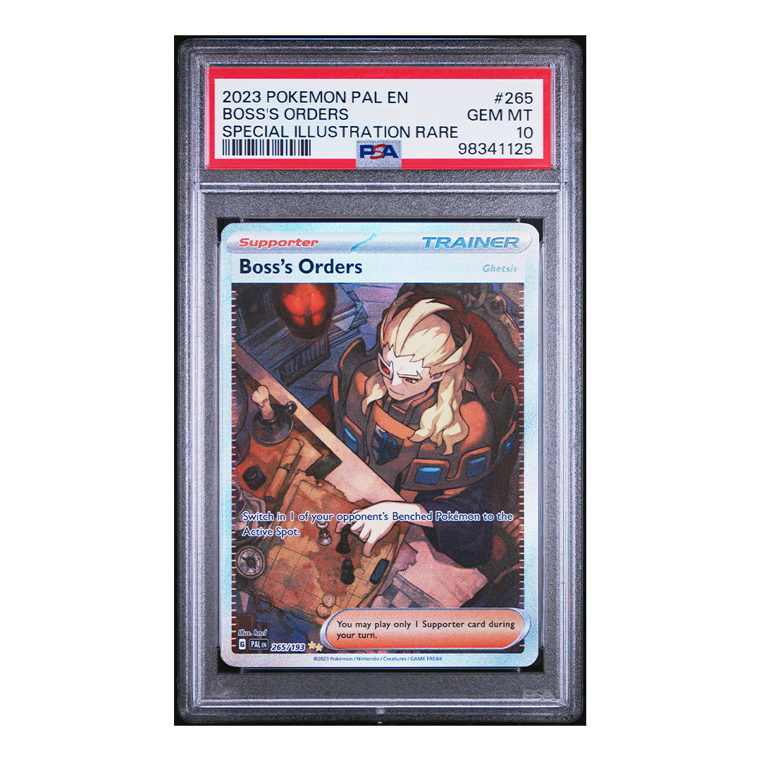 Boss's Orders 265/193 - Paldea Evolved Special Illustration Rare - PSA 10