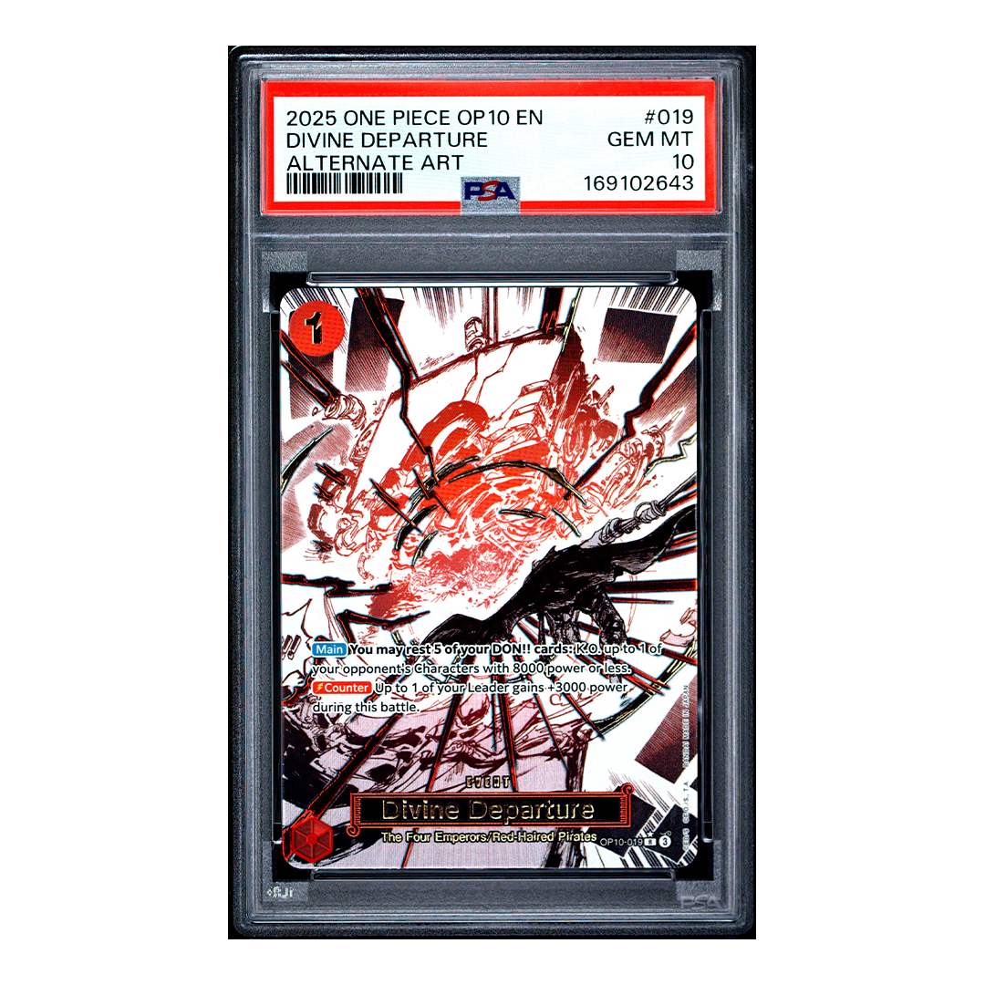 Divine Departure OP10-019 - Royal Blood Alternate Art - PSA 10